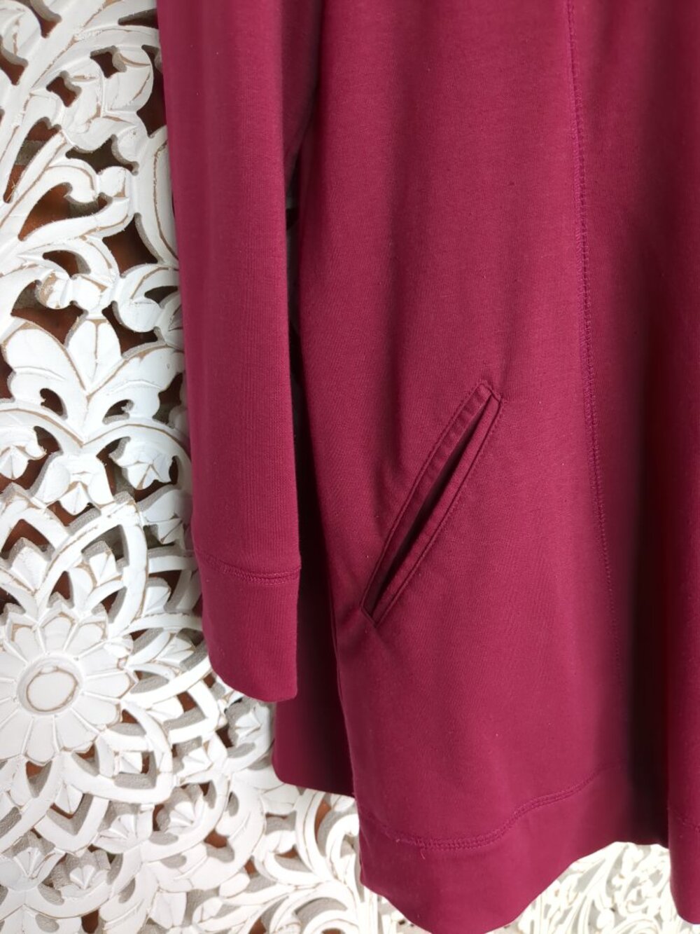 Long Sleeved Cowl Neck Tunic Top - Picture 3 of 13